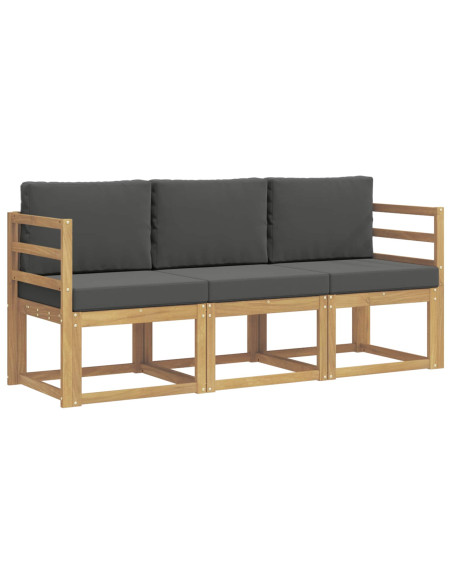 Set di divani da esterno 3 pcs