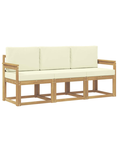 Set di divani da esterno 3 pcs
