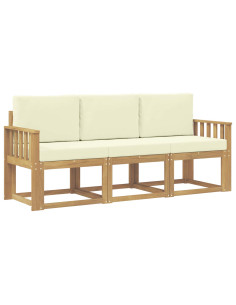 Set di divani da esterno 3 pcs 2