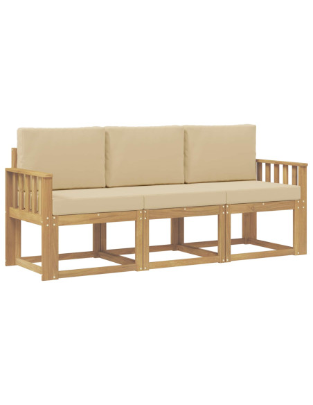Set di divani da esterno 3 pcs
