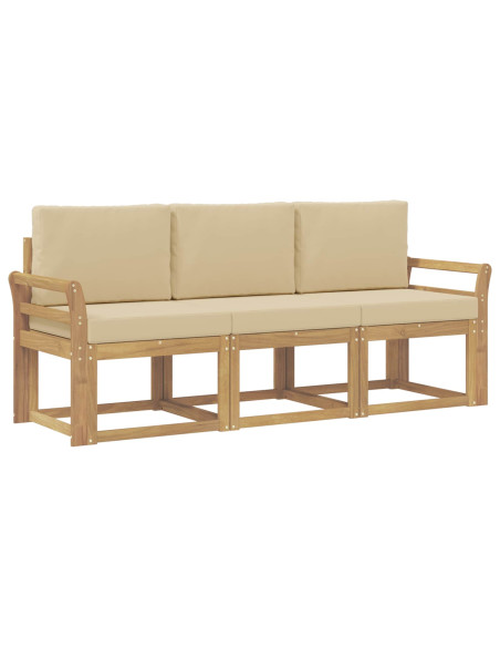 Set di divani da esterno 3 pcs