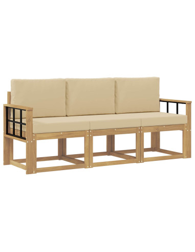 Set di divani da esterno 3 pcs