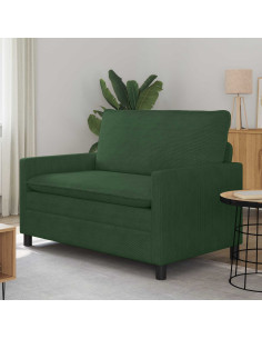 Divano Verde Giungla 126 x 81 x 87,5 cm Tessuto