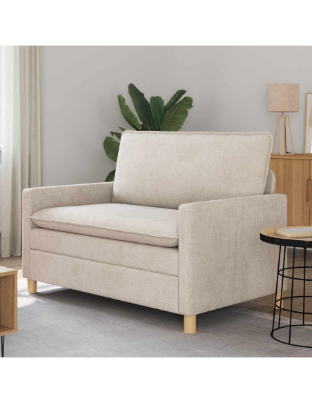 Divano Crema 126 x 81 x 87,5 cm Poliestere