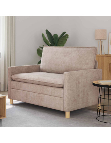 Divano Beige 126 x 81 x 87,5 cm Poliestere