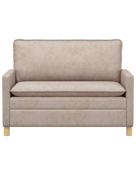 Divano Beige 126 x 81 x 87,5 cm Poliestere