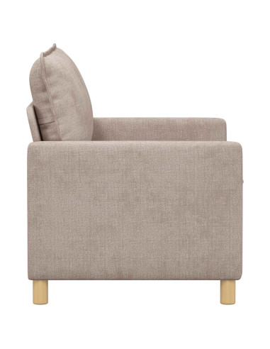 Divano Beige 126 x 81 x 87,5 cm Poliestere