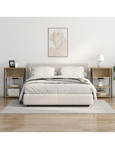Armadio da Notte Rovere Sonoma 55 x 31 x 76 cm