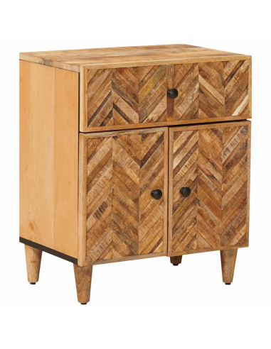 Comodino Marrone 50 x 33 x 60 cm Legno di mango massello