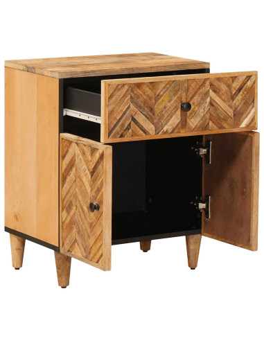 Comodino Marrone 50 x 33 x 60 cm Legno di mango massello