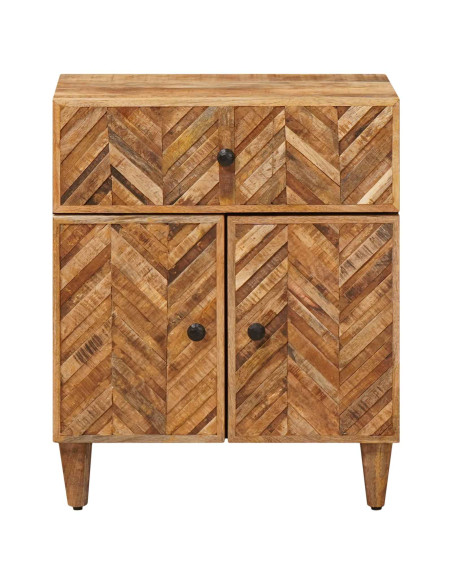 Comodino Marrone 50 x 33 x 60 cm Legno di mango massello