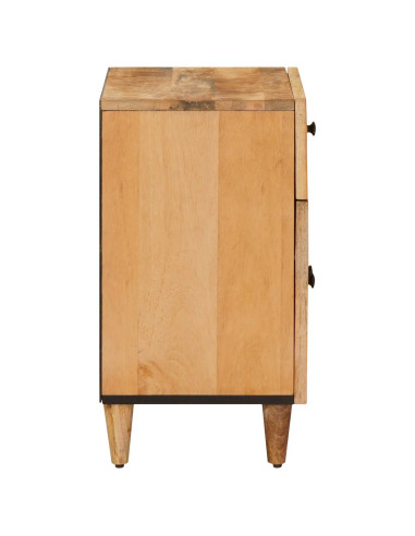 Comodino Marrone 50 x 33 x 60 cm Legno di mango massello