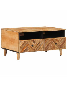 Tavolino da salotto con cassetto Marrone 80 x 54 x 40 cm