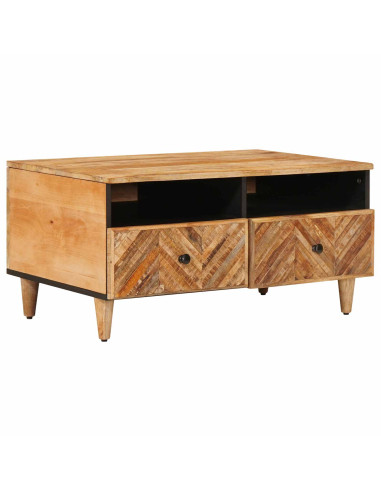 Tavolino da salotto con cassetto Marrone 80 x 54 x 40 cm