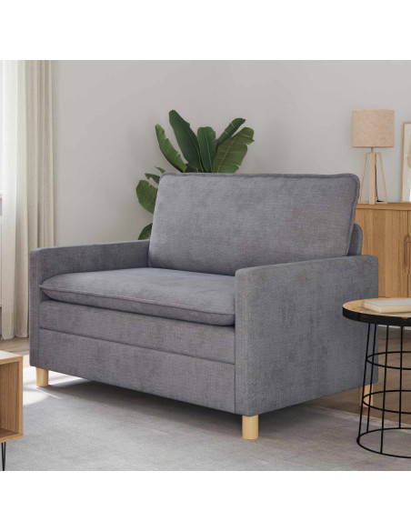 Divano Grigio Chiaro 126 x 81 x 87,5 cm Poliestere