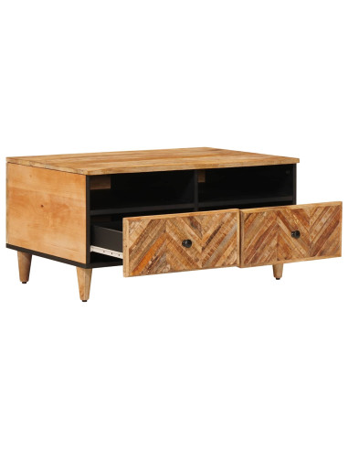 Tavolino da salotto con cassetto Marrone 80 x 54 x 40 cm