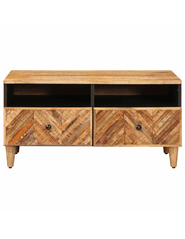 Tavolino da salotto con cassetto Marrone 80 x 54 x 40 cm