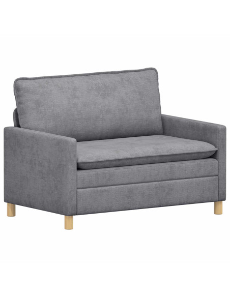 Divano Grigio Chiaro 126 x 81 x 87,5 cm Poliestere