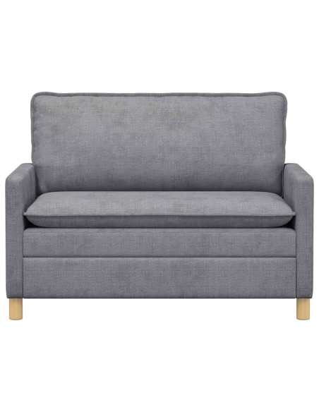 Divano Grigio Chiaro 126 x 81 x 87,5 cm Poliestere