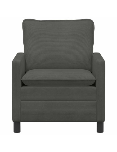 Divano Grigio Scuro 76 x 81 x 87,5 cm Tessuto
