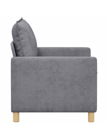 Divano Grigio Chiaro 126 x 81 x 87,5 cm Poliestere