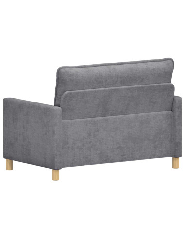 Divano Grigio Chiaro 126 x 81 x 87,5 cm Poliestere