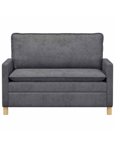 Divano Grigio Scuro 126 x 81 x 87,5 cm Poliestere