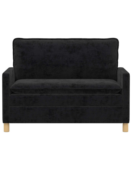 Divano Nero 126 x 81 x 87,5 cm Poliestere