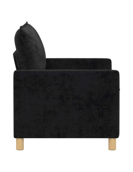 Divano Nero 126 x 81 x 87,5 cm Poliestere