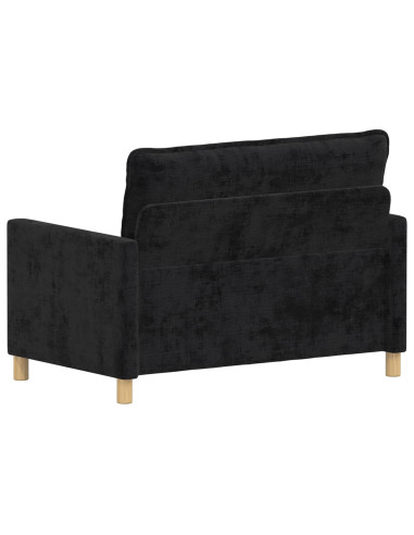 Divano Nero 126 x 81 x 87,5 cm Poliestere