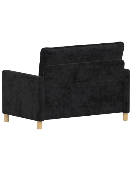 Divano Nero 126 x 81 x 87,5 cm Poliestere
