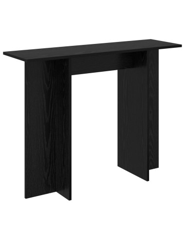 Tavolo consolle Rovere Nero 100 x 30 x 75 cm