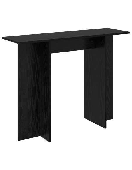 Tavolo consolle Rovere Nero 100 x 30 x 75 cm