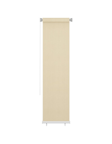 Tenda a Rullo per Esterni Crema 60x230 cm in HDPE