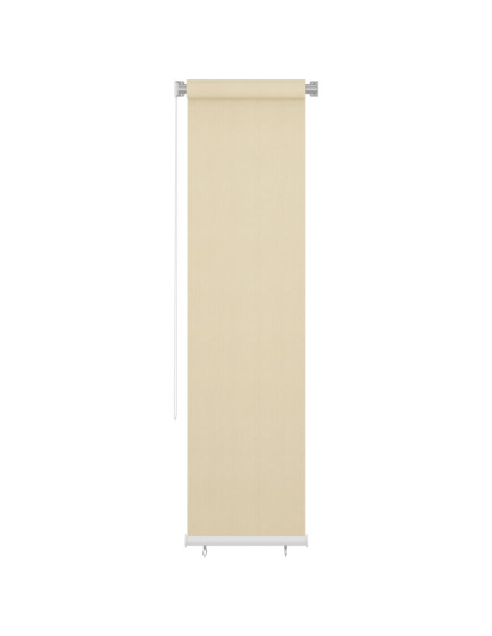Tenda a Rullo per Esterni Crema 60x230 cm in HDPE