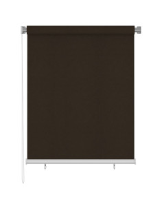 Tenda a Rullo per Esterni 120x140 cm Marrone