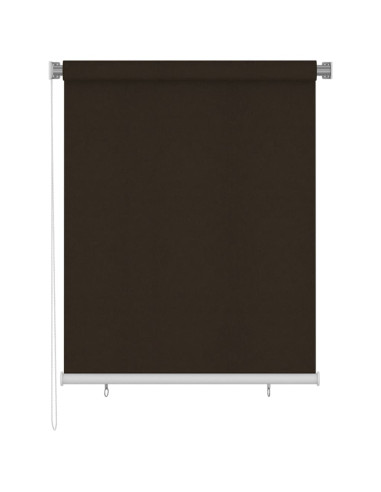 Tenda a Rullo per Esterni 120x140 cm Marrone