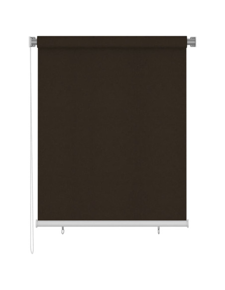 Tenda a Rullo per Esterni 120x140 cm Marrone