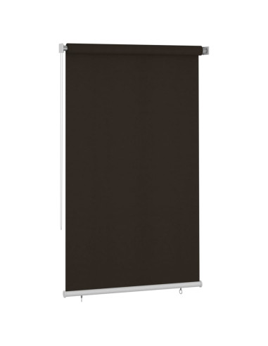 Tenda a Rullo per Esterni 140x230 cm Marrone HDPE