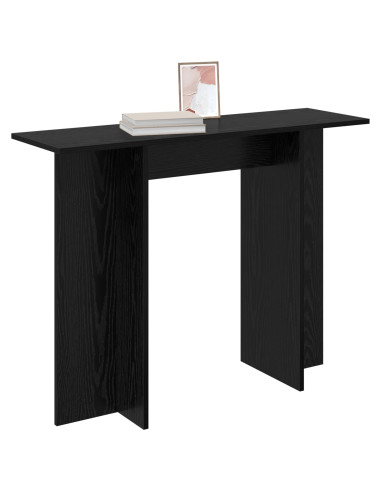 Tavolo consolle Rovere Nero 100 x 30 x 75 cm