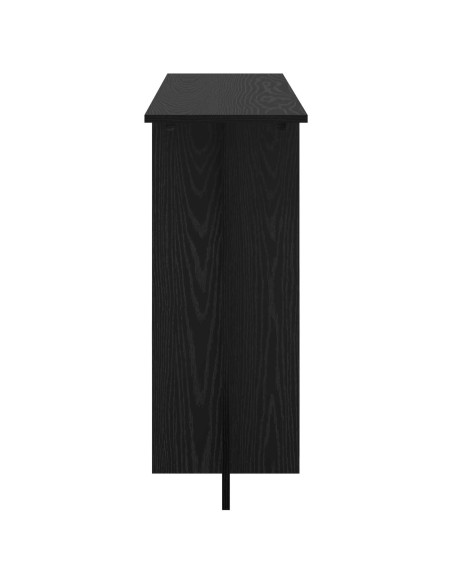 Tavolo consolle Rovere Nero 100 x 30 x 75 cm