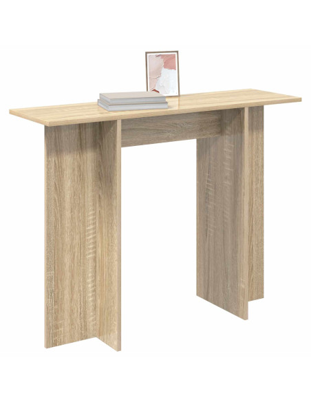 Tavolo consolle Rovere Sonoma 100 x 30 x 75 cm
