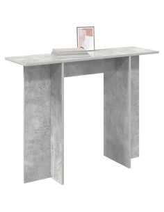 Tavolo consolle Grigio Cemento 100 x 30 x 75 cm 2