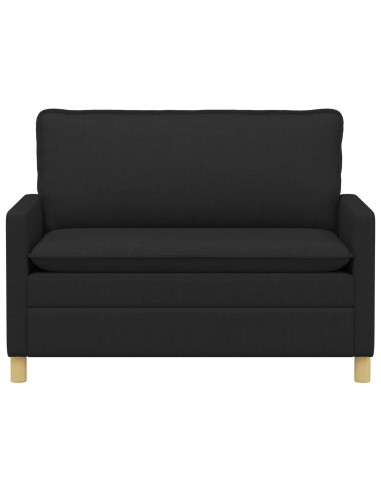 Divano Nero 126 x 81 x 87,5 cm Tessuto