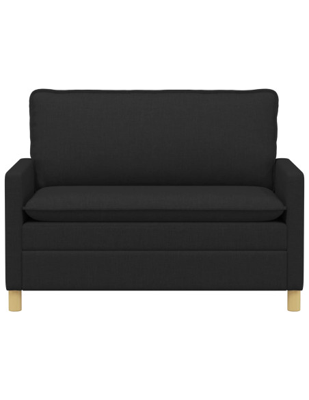 Divano Nero 126 x 81 x 87,5 cm Tessuto