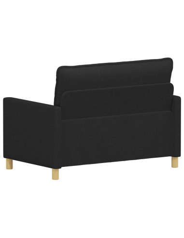 Divano Nero 126 x 81 x 87,5 cm Tessuto