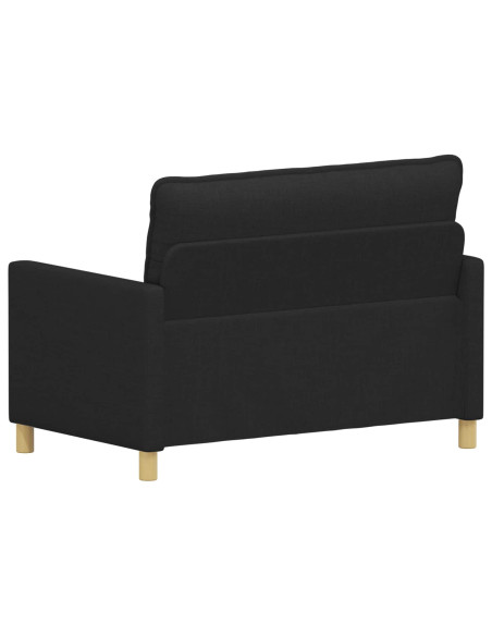 Divano Nero 126 x 81 x 87,5 cm Tessuto