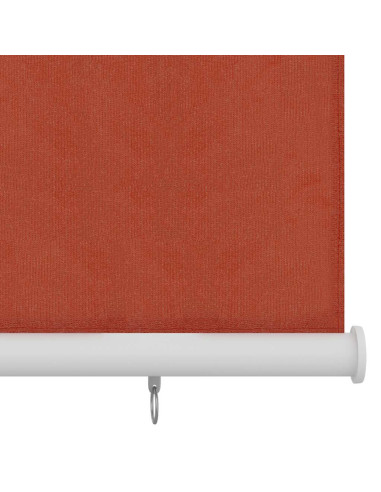 Tenda a Rullo per Esterni 220x140 cm Terracotta HDPE