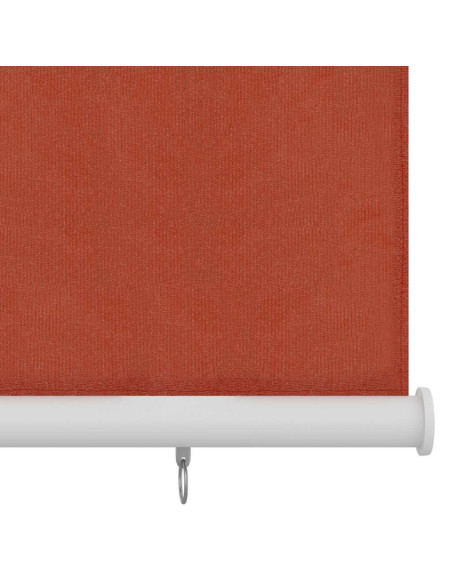 Tenda a Rullo per Esterni 220x140 cm Terracotta HDPE