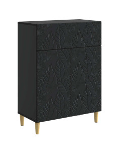 Credenza Nero 66 x 34,5 x 90 cm Legno ingegnerizzato